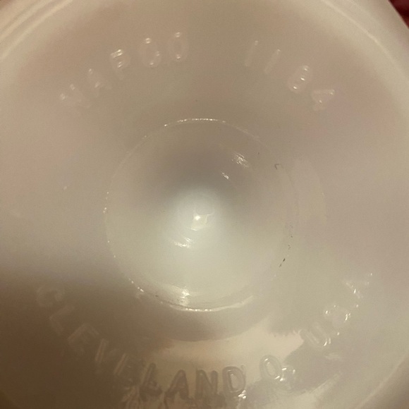 Napco Vintage Milk Glass Glass Pedestal Candy Dish - Picture 3 of 3